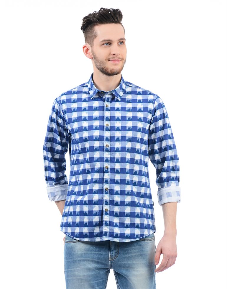 Pepe Jeans London Men Checkered Casual Wear Shirt